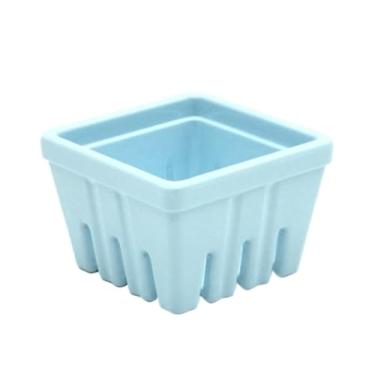 Imagem de Cesta de frutas Cestas de armazenamento de frutas Cesta de frutas Tigela quadrada de fazenda Decoração de cozinha rústica Tigelas de frutas Cestas de frutas Tigela de cozinha Prato de frutas Bandeja