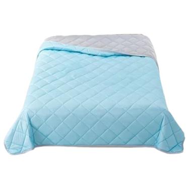 Imagem de Cobertor frio, cobertores macios de verão, edredom amigo da pele, mantém o corpo fresco para clima quente, acampamento, viagem, quarto, noite de sono, sofá