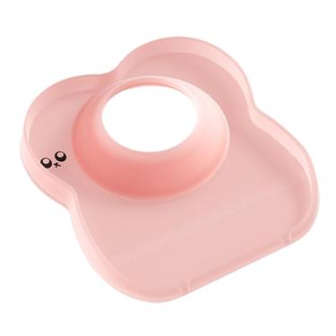 Imagem de Protetor contra respingos de torneira | Tapete de torneira para pia de cozinha, organizador coletor de gotejamento de bandeja de urso, tapete de secagem de silicone para ferramentas de limpeza, sabão