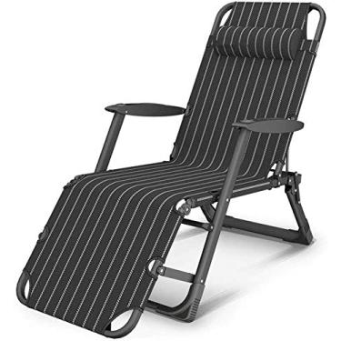 Imagem de Espreguiçadeira cadeiras de jardim cadeiras reclináveis de pátio cadeira de gravidade zero, cadeiras reclináveis de pátio, cadeira de pausa para almoço, varanda portátil, lazer, cama doméstica,