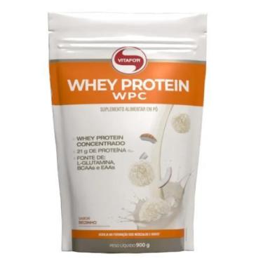 Imagem de Whey Protein WPC Pouch (900g) Vitafor, Beijinho