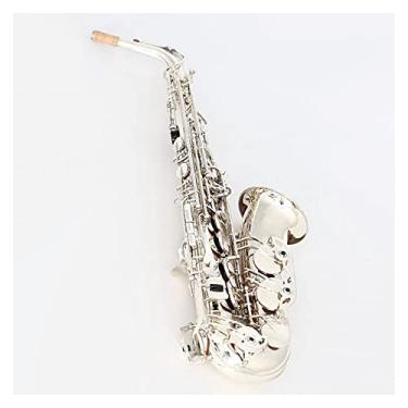 Imagem de Saxofone alto profissional EB Saxofone francês instrumento de artesanato saxofone alto