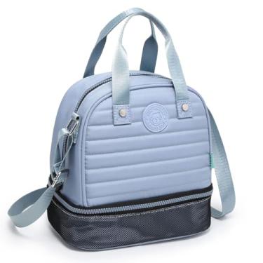 Imagem de Lancheira Franqueira Térmica KIKA Feminina Adulta Escolar (Azul)