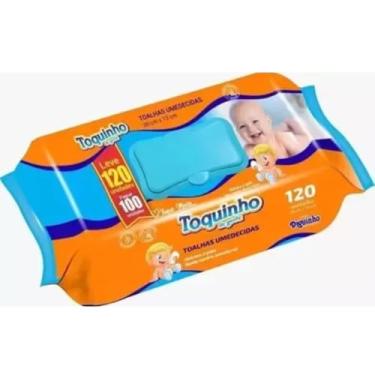 Imagem de Toalhas Lenços Umedecidos Toquinho De Gente L120 P100 Tampa