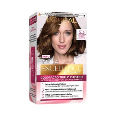 Imagem de Coloração Imédia Excellence - 53 Castanho Claro Dourado - L'ORÉAL