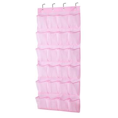 Imagem de Organizador de Zapatos MISSLO para Niños Rosado con 24 Bolsillos Grand