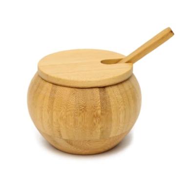 Imagem de ACUCAREIRO DE BAMBU COM COLHER RUSTIC