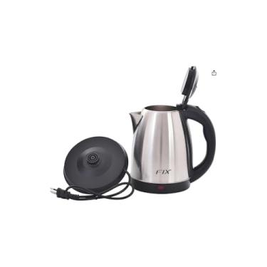 Imagem de Jarra Elétrica de Vidro 1,8 Litros, 127V, 1500W, Inox e Polipropileno, Desligamento Automático, Base Removível, 16x21cm