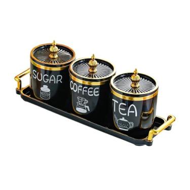 Imagem de Bothyi Bandeja para frutas secas com tampa, bandeja para aperitivos, lanches, doces, potes herméticos para açúcar, ideal para casamentos, feriados, casa, Preto