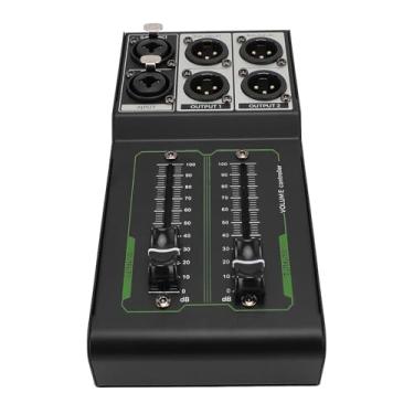 Imagem de Estink Controlador de Volume Passivo Controlador de Monitor de Estúdio Botão de Volume de Áudio Interfaces Banhadas a Ouro Totalmente Em Metal Design Blindado 4 Almofadas