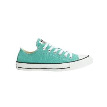 Imagem de Tenis All Star Chuck Taylor Seasonal Colors Cano Baixo Verde Agua/branco/branco 038