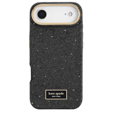 Imagem de Kate Spade New York Capa para iPhone 17 Air - Compatível com MagSafe - Capa de telefone de designer - Crystal Pave Nightfall