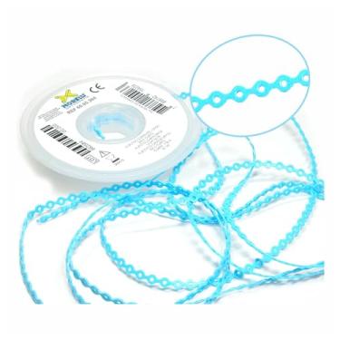 Imagem de Elástico Borrachinha de Aparelho Ortodôntico Corrente Longo 1.5 metros