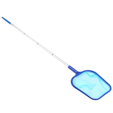 Imagem de Rede de Skimmer Piscina com Ferramenta Limpeza Rápida Telescópica Ajustável Rastrillo Folhas Malha para Fontana Aquário