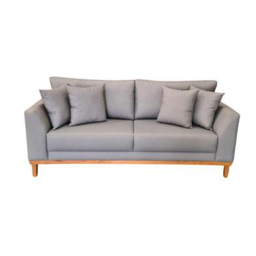 Imagem de Sofá  Pierri Tecido Acquablock Pé Base Madeira  180cm - 4R Estofados, 