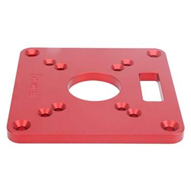 Imagem de KIMISS Placa Giratória de Corte - Placa Rt de Mesa de Roteador de Liga de Alumínio para Ferramentas de Marcenaria, Compatível Com Várias Marcas, 120 X 120 X 8 Mm, Fácil de Instalar