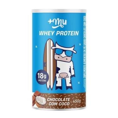 Imagem de Whey Concentrado Mais Mu Chocolate com Coco 450g-Unissex