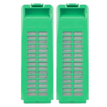 Imagem de GRCFUMO 2 PCS Caixa de filtro de máquina de lavar, ABS para lavar água de entrada de água de entrada da válvula de bola de filtro, acessórios de arruela de arruela