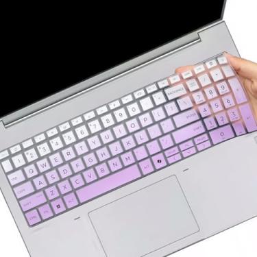 Imagem de Capa de teclado para 2026 2025 HP EliteBook 660 G11 40.6 cm/EliteBook 665 G11 40.6 cm, HP ProBook 460 465G11 40.6 cm Acessórios para laptop Capa protetora para teclado Layout dos EUA - OmbrePurlple