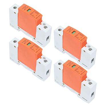Imagem de ZJchao 4 Unidades 1P Dispositivo de Proteção Montagem Em Trilho DIN SPD Protetor de Pára-raios Doméstico AC 420V RMU1-C20/40/60 Protetor de Material de PC Retardador de Alta Resistência (Imáx:60kA)