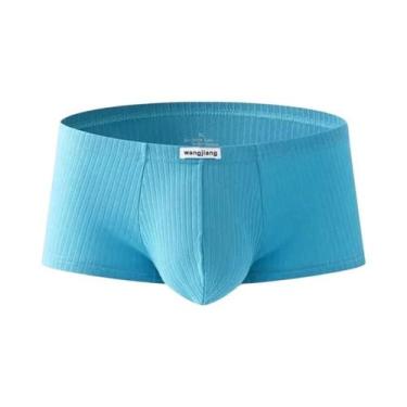Imagem de Cuecas Masculinas De Baixa Cintura Respirável E Elástica U Convexa Box