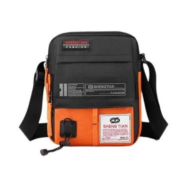 Imagem de Bolsa De Ombro Masculina Grande Capacidade Impermeável Estilo Oxford P