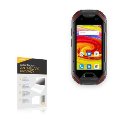 Imagem de BoxWave Protetor de tela compatível com Unihertz Atom - Privacidade antirreflexo ClearTouch (pacote com 2), película flexível antirreflexo