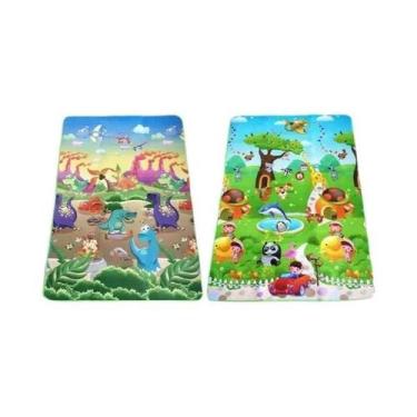 Imagem de Tapete De Atividades Para Bebês Grande 180x120cm, Brinquedo De Quebra-