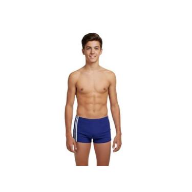 Imagem de Sunga Masculina Boxer Juvenil Adolescente Confortável Cueca Box Praia 