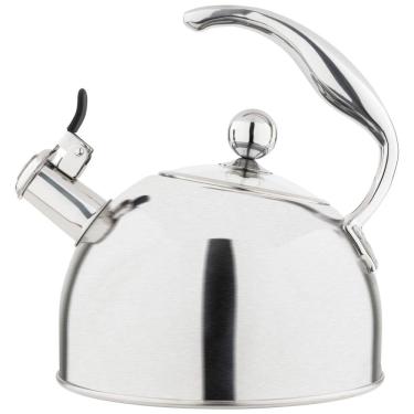 Imagem de Chaleira de Chá 2.6L com Apito, Aço Inoxidável, VIKING 40018 9339SB, Prateado