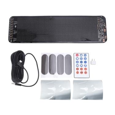 Imagem de Marhynchus Tela LED Dynamic Devil Eyes, Tela Flexível Programável de 64 X 20 Pixels Com Tecnologia à Prova D'água IP64, para Lojas de Veículos, Decorações de Restaurantes