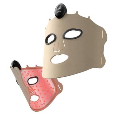 Imagem de Ulike Máscara de LED ReGlow Lite com 3 modos para anti-acne e antienvelhecimento, potentes contas de LED com luz vermelha, azul e mista, ajuste confortável facial 3D, cuidados com a pele terapia de