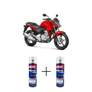 Imagem de Spray automotivo vermelho maceio + spray verniz 300ml - Sherwin Willia
