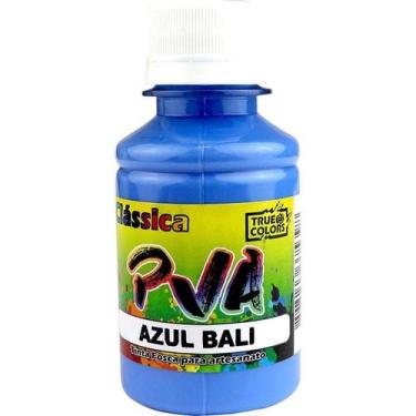 Imagem de Tinta pva fosco true colors 7124 azul bali 100 ml - no-brand