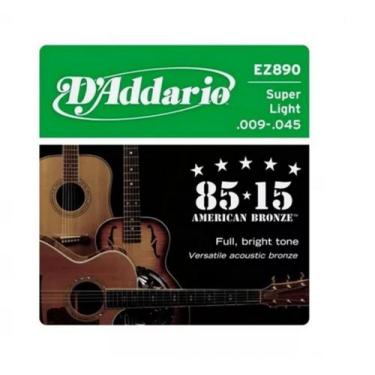 Imagem de Encordoamento Daddario Violão Ez890 Aço 09