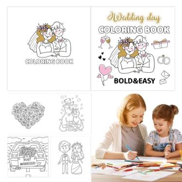 Imagem de Livros para colorir de casamento para crianças,Livro de atividades de casamento | Livro de atividades para colorir para o dia do casamento para crianças,40 páginas para colorir tapetes de casamento, l