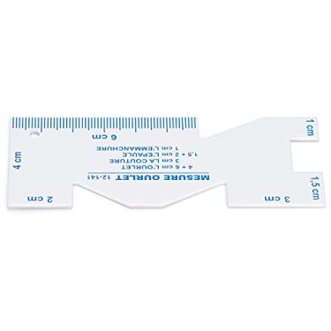 Imagem de AYNEFY Medidor de Medição de Costura Régua de Costura de Alumínio Medidor de Medição de Portátil para Desenho Padrão de Corte Fazendo Quilting Bordado Outros Suprimentos de Bordado de