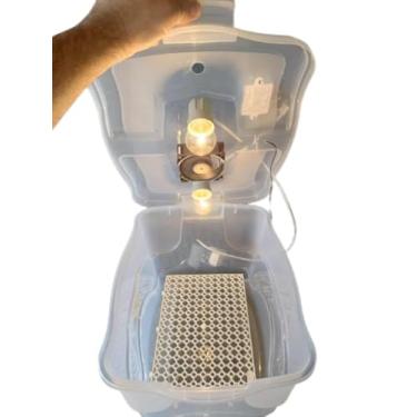 Imagem de Chocadeira Com Controle De Temperatura Automático Capacidade 30 Ovos De Galinha Ou 90 De Codorna