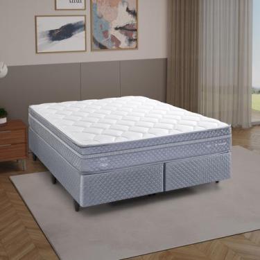 Imagem de Colchão Herval Queen Casal Maxspring Pillow Top One Side com EcoSpuma 