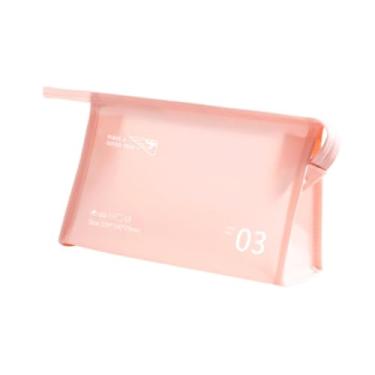 Imagem de oshhni Nécessaire de viagem para maquiagem, bolsa de cosméticos feminina, portátil, acessórios de viagem, estojo de mão para férias e viagens de negócios,