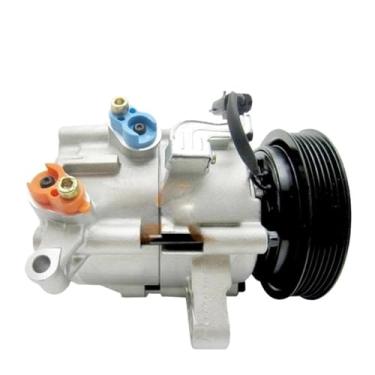 Imagem de ZZXXYY Bomba de resfriamento de compressor elétrico CA 12V com embreagem compatível com Dodge Nitro 3.7L 2007-2008 | Kit de compressor A/C para reparo de resfriamento fraco reposição OE 55111400AD