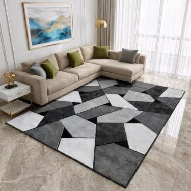 Imagem de Tapete para Sala de Luxo Estampado Antiderrapante Tapete Grande para Quarto Escritório(1.50 X 1.00M,ESTAMPA 04)