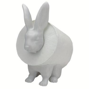 Imagem de Suporte de papel higiênico de coelho, ferramenta de banheiro para decoração de coelho, suporte de rolo de papel de coelho impresso em 3D, adorável decoração de banheiro para casa, vaso sanitário, área