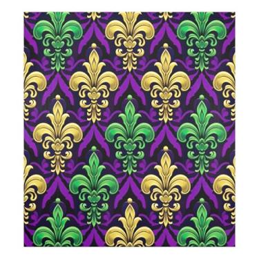 Imagem de Blueangle Capa magnética para lava-louças Mardi Gras, decoração da capa frontal da máquina de lavar louça, adesivos de eletrodomésticos, adesivos de eletrodomésticos, 58 cm C x 66 cm adesivo magnético