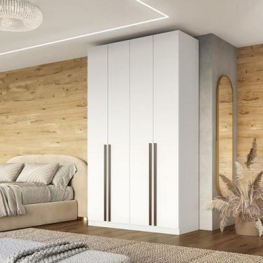 Imagem de Guarda Roupa Solteiro 4 Portas 100% MDF Vicenzo - Espresso Móveis