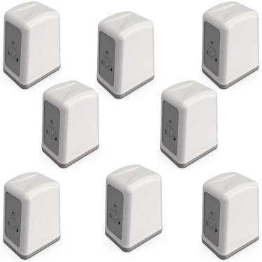 Imagem de Kit 08 Porta Guardanapo Single Branco Para Mesa Papel