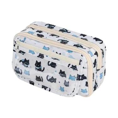 Imagem de Estojo De Lápis Para Meninas Com Super Grande Capacidade, Estilo Simpl