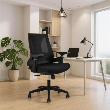 Imagem de Cadeira de Escritório Diretor Ergonômica Premium Toledo Preto - Rivatt