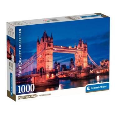Imagem de Puzzle 1000 Peças Tower Bridge - Londres - Clementoni 39772