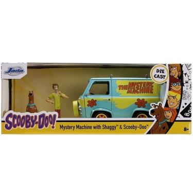 Imagem de Carrinho Miniatura VAN MYSTERY Machine Scooby Doo com Boneco 1/24